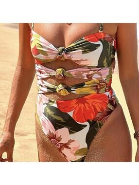 Sunfere multicoloured one piece swimsuit